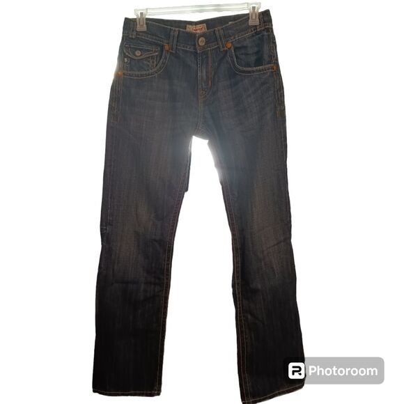 Mek Y2K Mens NEW YORK Denim 100% Cotton Dark Wash Jeans sz 32/34 - Picture 4 of 16